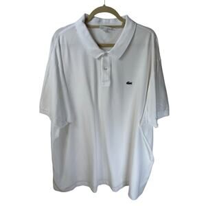 Lacoste | Men's Big Fit L.12.12 Polo - Size 4XLB White - Alligator Logo Classic